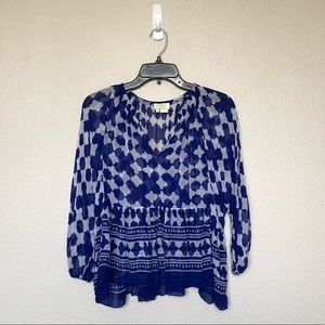 Kate Spade Lantern Chiffon Swing Top